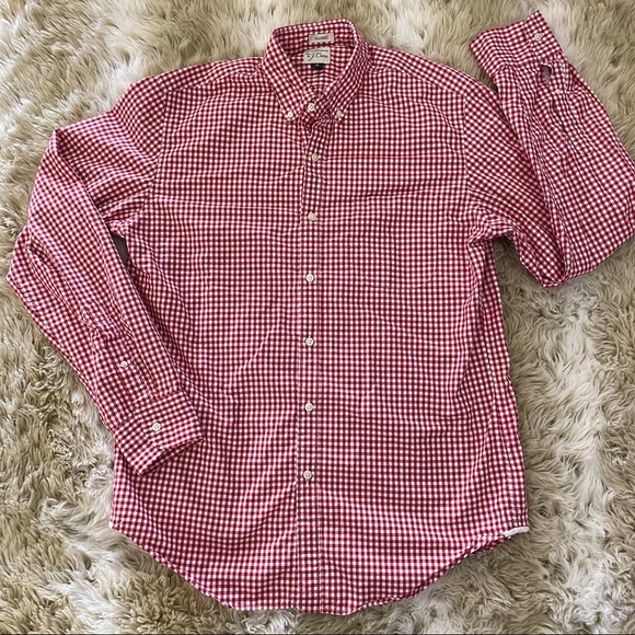 J. Crew Other - J Crew Gingham Classic Button down shirt.